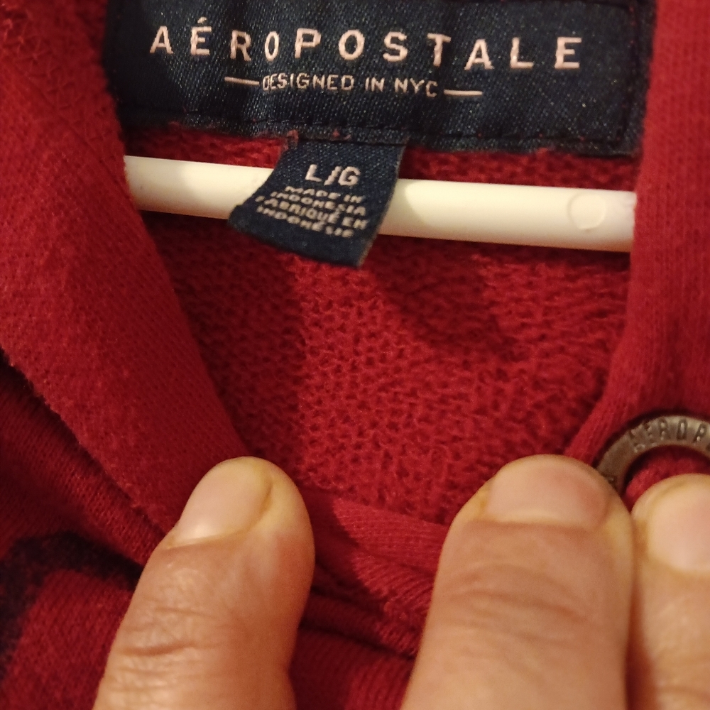 Aeropostale Burgundy Sweater For Women,s Size L